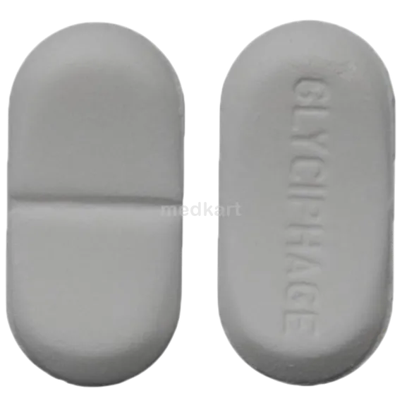 glyciphage 500mg tablet 20's